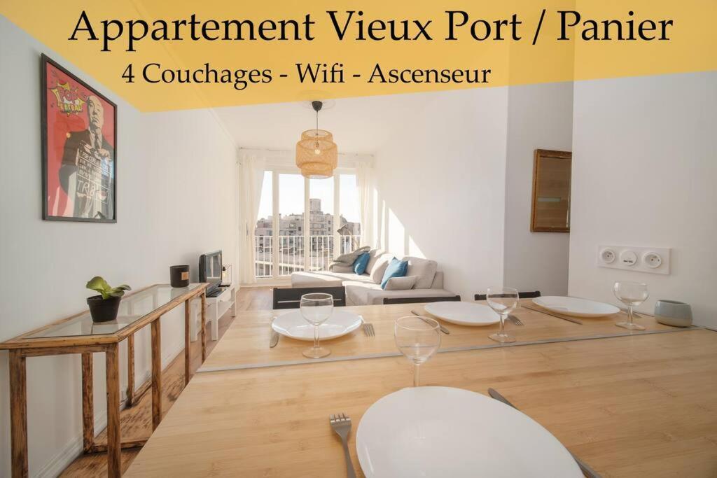 Appartement Tout Equipe Au Coeur Du Vieux Port 4 Couchages Marseille Kültér fotó